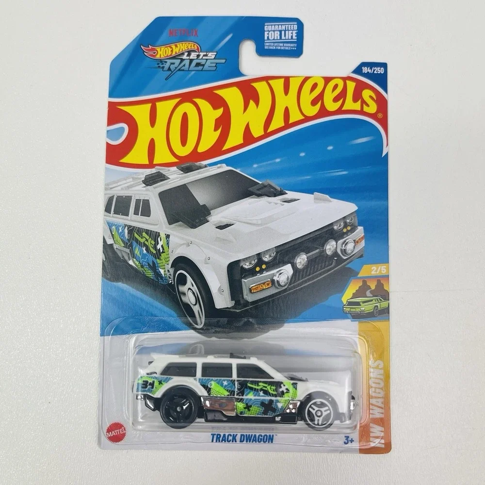 Hot Wheels Track Dwagon 184/250 Diecast Car White Netflix Lets Race 2023 Mode